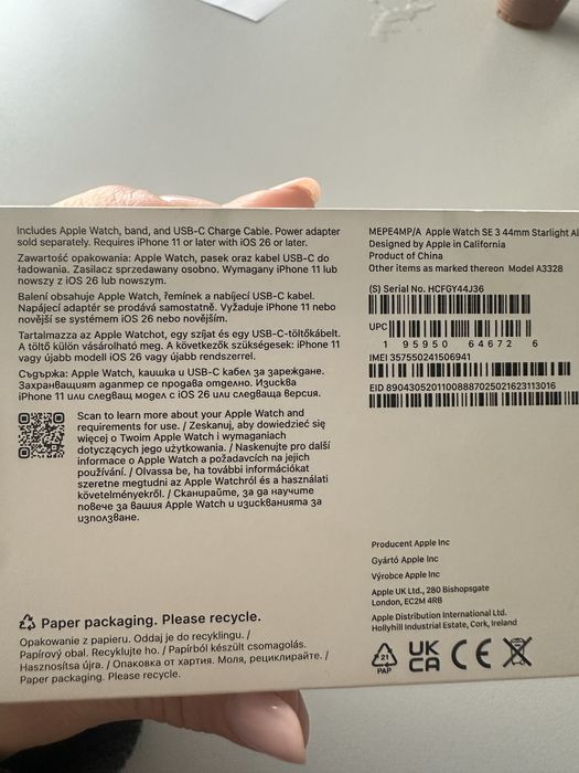 Apple Watch SE 3 44mm