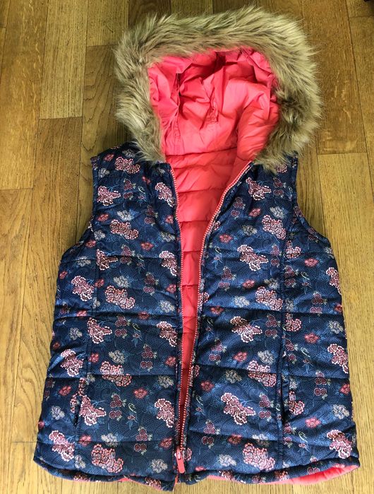 Елек детски пухен двуцветен