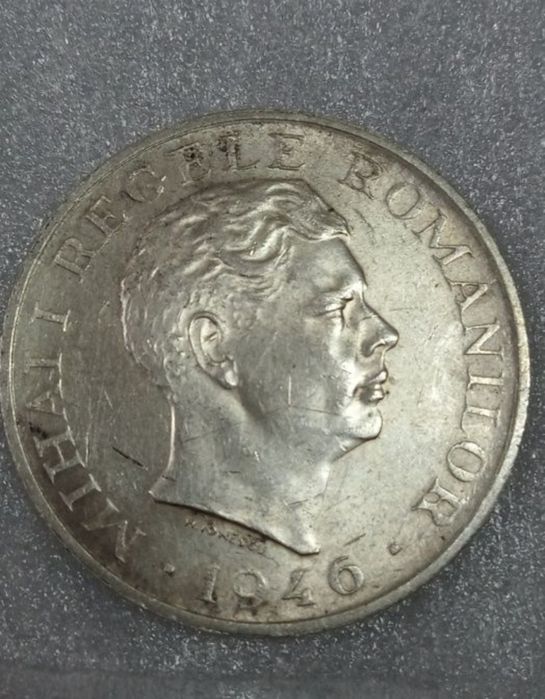 Moneda argint 100000 lei 1946 Regele Mihai (schimb cu Ceas mecanic)