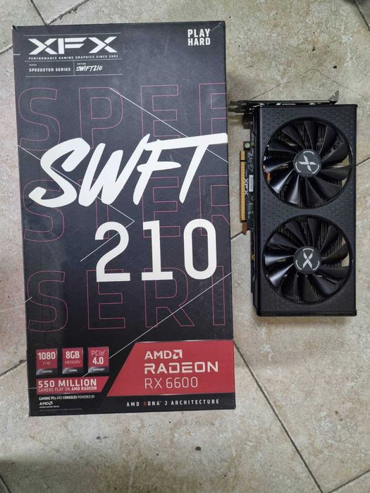 AMD Radeon XFX Swift 210 6600 8GB DDR6 Гаранция 3 месеца