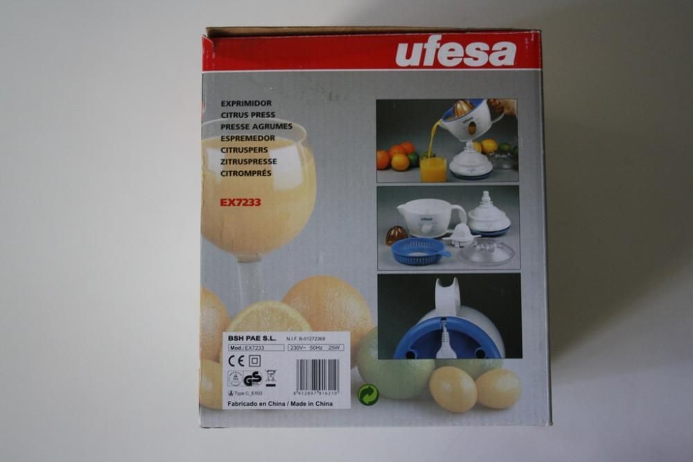 Storcator citrice UFESA nou nout in cutie