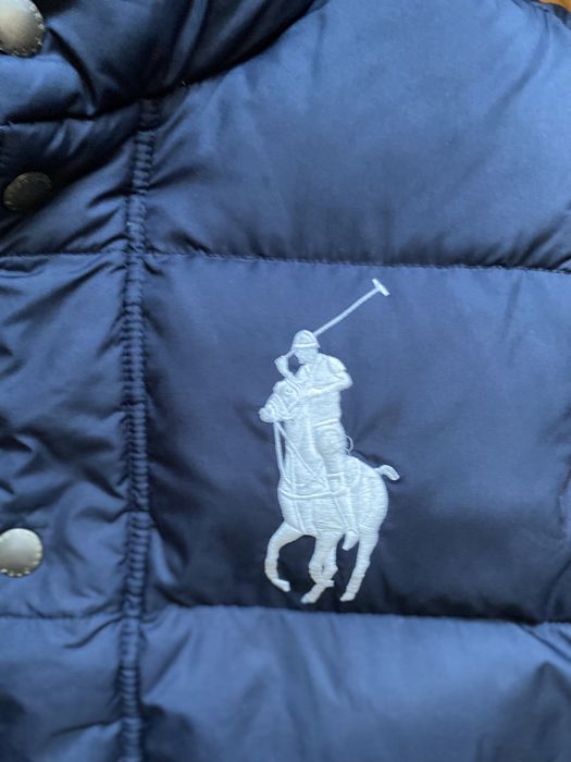 Polo ralph lauren vintage rare big piny puffer vest