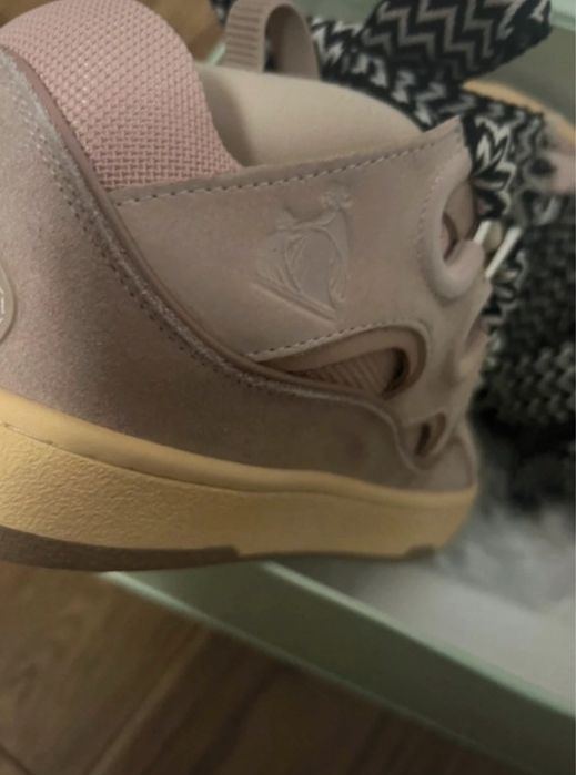 Lanvin leather curb pink