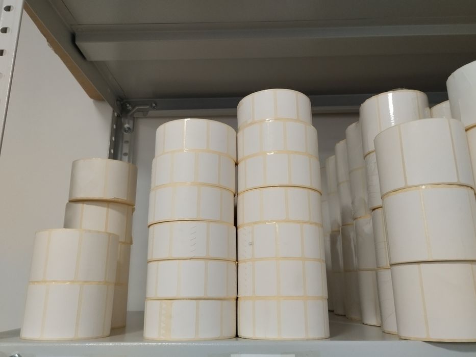 Чековые ленты, матовые этикетки