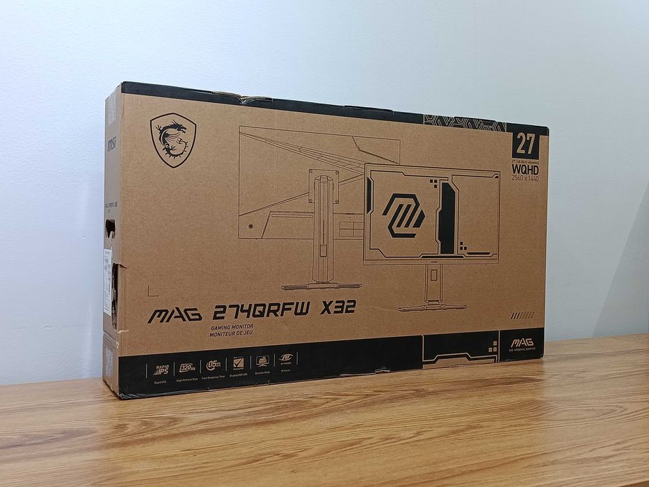 MSI 27 MAG 274QRFW X32, IPS, 0,5mc, 320hz, WQHD (2560x1440) White
