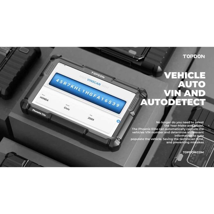 Професионална автодиагностика TOPDON Phoenix Elite, български език