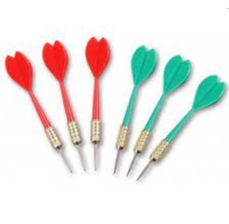 Игольчатый Дротика 6шт для датса (дротики)