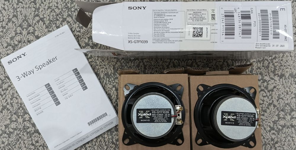 Только Сегодня!Динамики автомобильные XS-GTF1039, оригинал