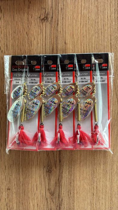 Set 5 lingurite rotative DAM EFFZETT Shallow si Indian