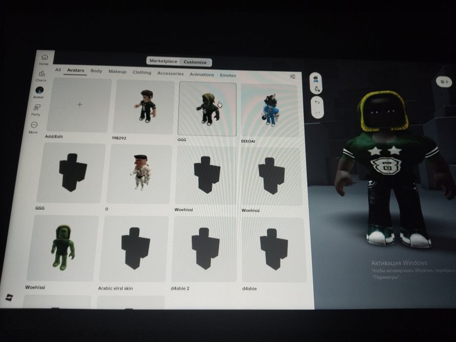 Роблокс аккаунт с войсом