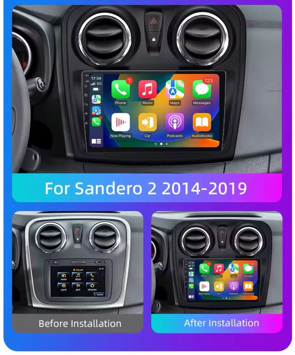 Navigatie  Dacia Logan / Sandero, Ram 4GB / 64Gb