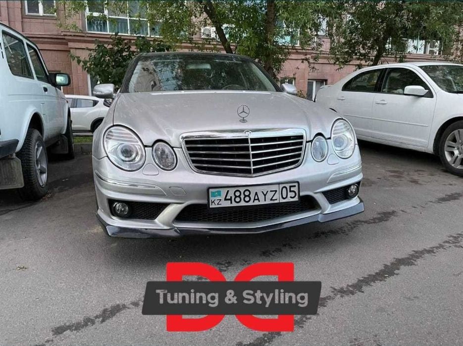 Диффузор Губа Бампер Пороги Мерседес w211