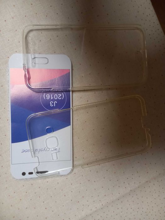 Husă telefon transparentă pentru Samsung j3