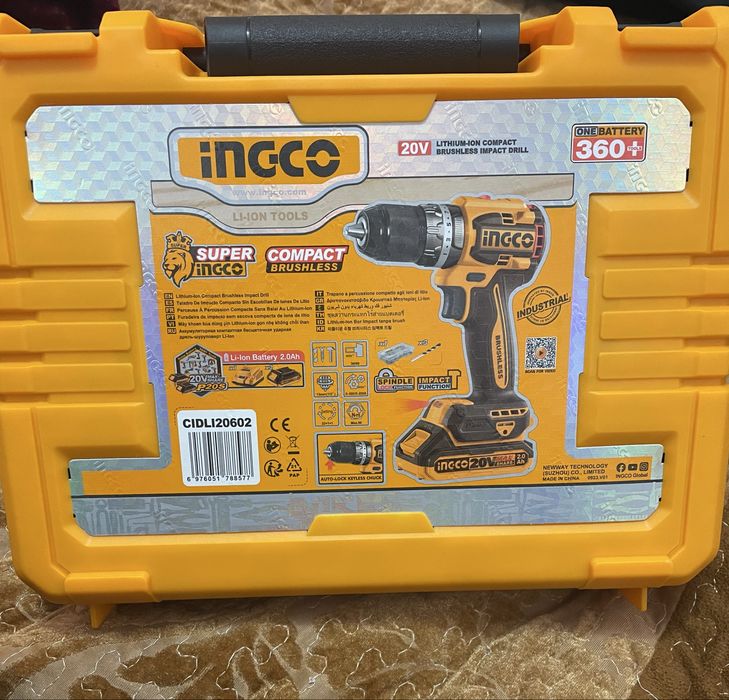 Шуруповерт Ingco.