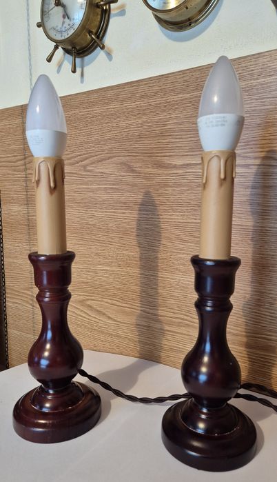 Set 2buc sfeșnice electrice tip lumânare perfect funcționale