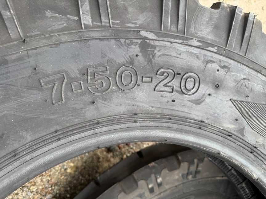 7.50-20 cu 12 pliuri anvelope noi marca PANTHER de tractor fata