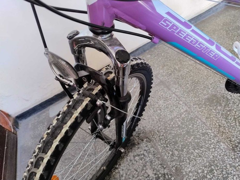 Детски велосипед CROSS Speedster 24" - алуминиев (лилав)