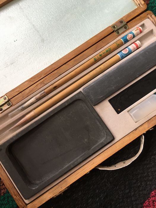 Ретро Японски Калиграфски сет , нов