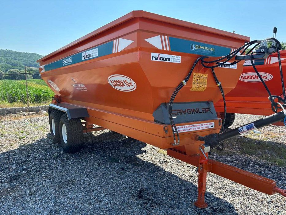 Mig gunoi 10T/ remorca de imprastiat ingrasaminte