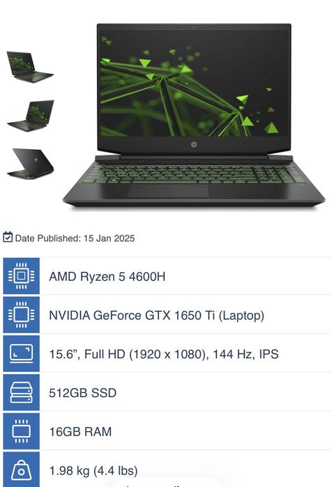 Игровой ноутбук Hp