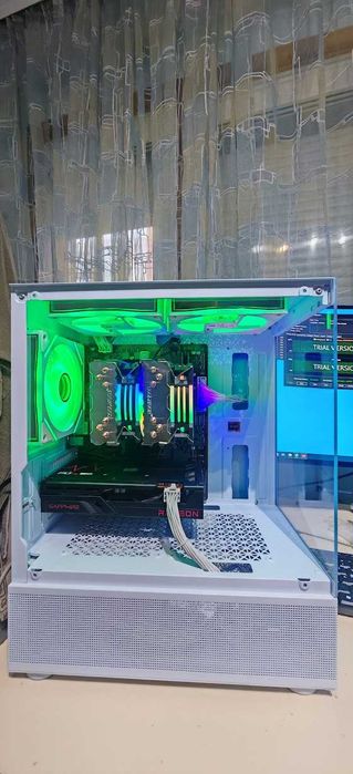 Бюджетно Геймърско PC Ryzen 5 5500/32Gb/512GB SSD+1000Gb HDD/Sapphire RX 6600/Гаранция
