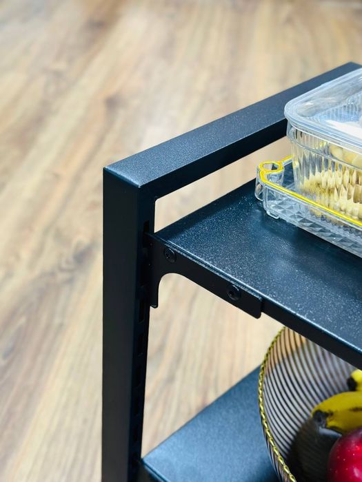 Полка-органайзер под раковину, металлическая, 2 уровня