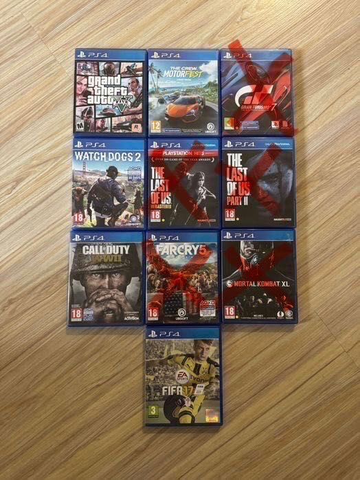 Игри за плейстейшън 4 -  5 бр.