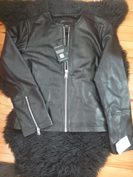 Чисто ново естествена кожа дамско яке яке