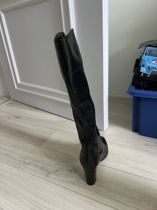 Дамски ботуши от естествена кожа