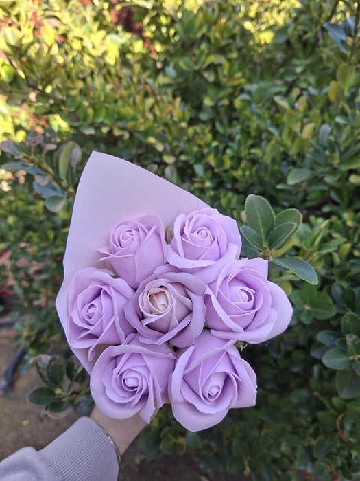 Buchet din trandafiri de sapun