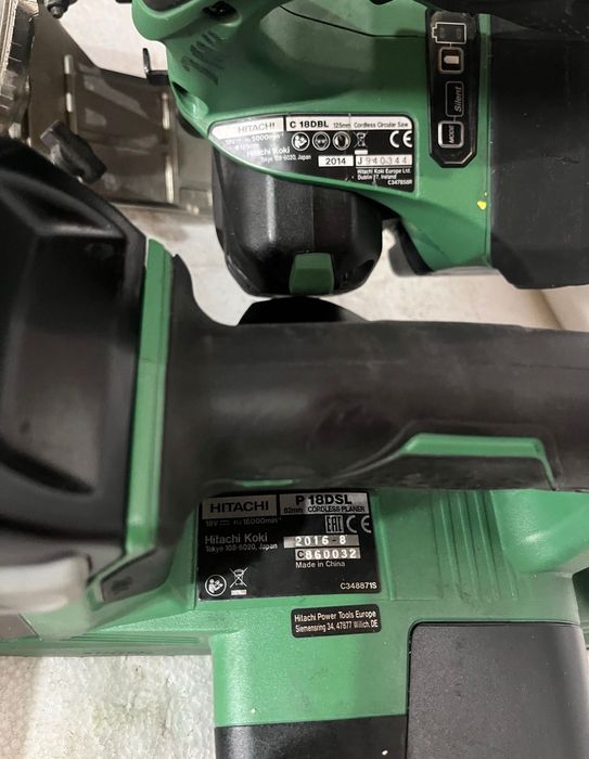 Set Hitachi Rindea P 18DSL + Circular C 18DBL 18v 5Ah