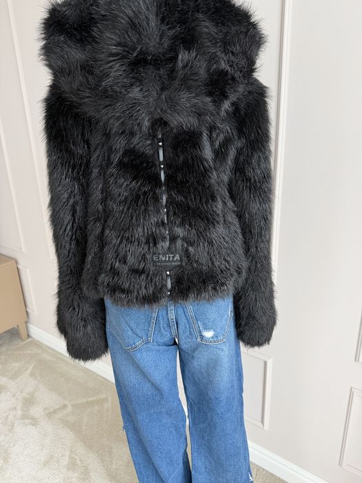 Палто - Enita с косъм