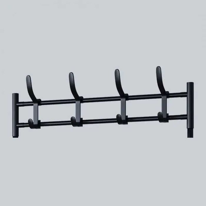 Закачалка за дрехи в коридора с рафтове за обувки