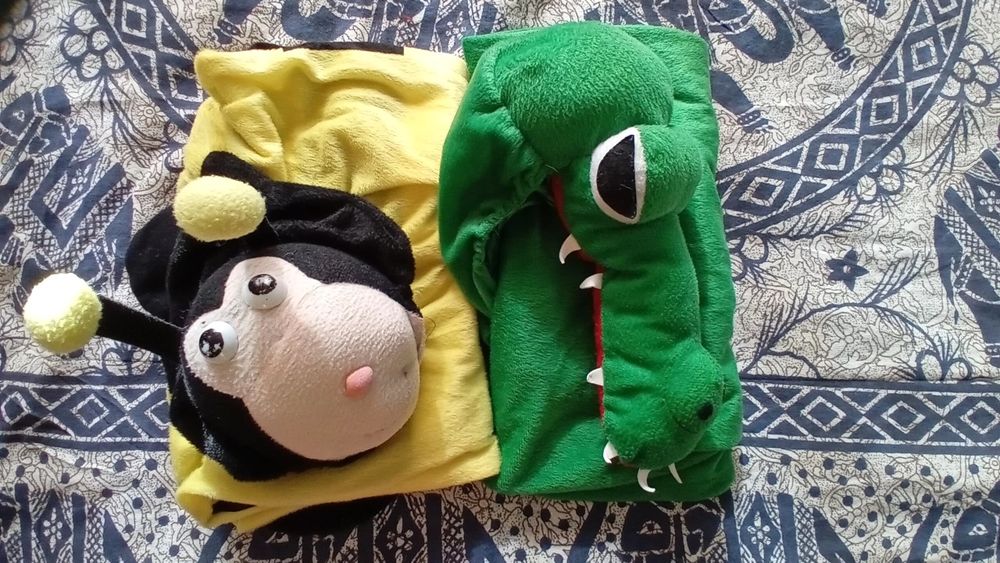 Костюм за карнавал и маскиране крокодил и пчела