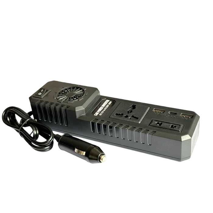 Invertor de tensiune 200W, 12V/220V -  LAPTOP