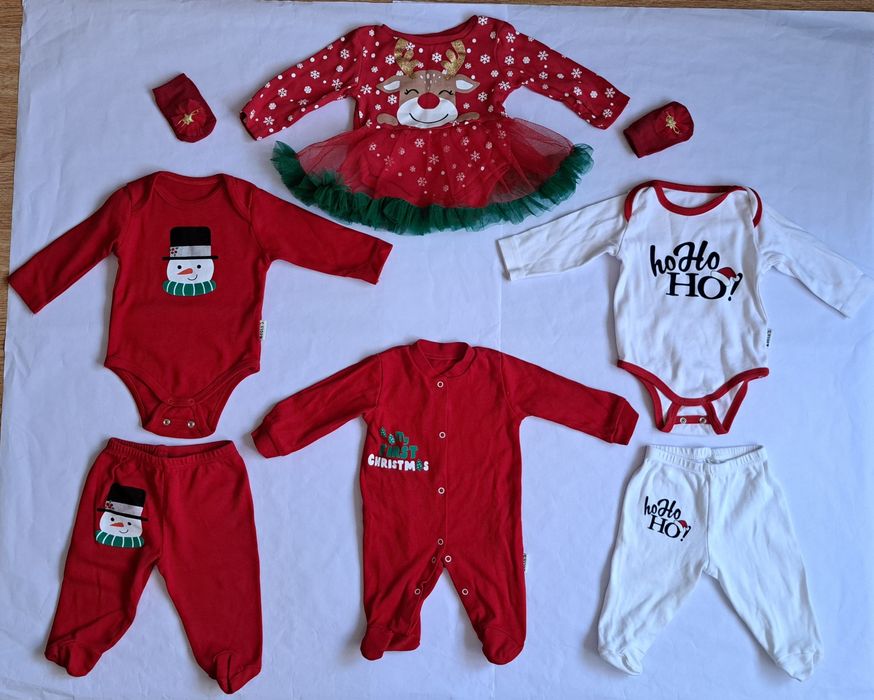 Pachet 8 articole noi bebe, vârsta 0-3 luni