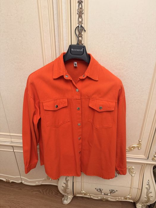 Продам рубашку р-р до 48 б/у