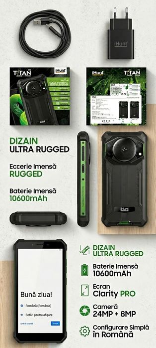iHunt Titan Music P11000 Pro - Pachet Complet / Baterie Gigant 10600 mAh (Atenție la descriere)/mesaj WhatsApp