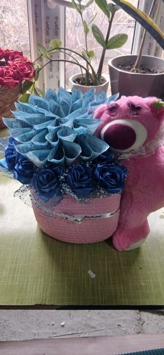 Денежный букет 5000тг