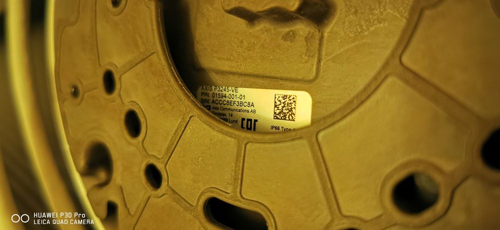 Camera supraveghere AXIS P3245-VE 01594-001 IP exterior interior