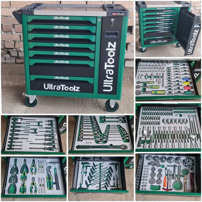 Dulap cu scule profesionale XXL cu 7 sertare  adus din Germania