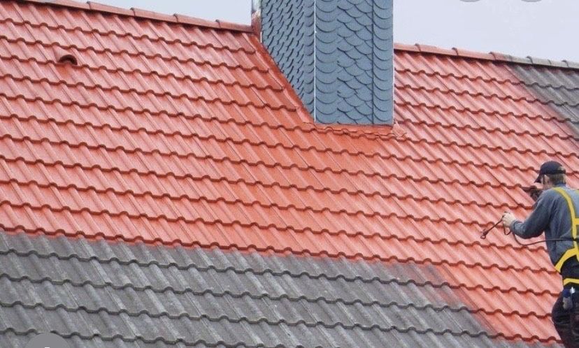 Покраска крыша стены и ангар