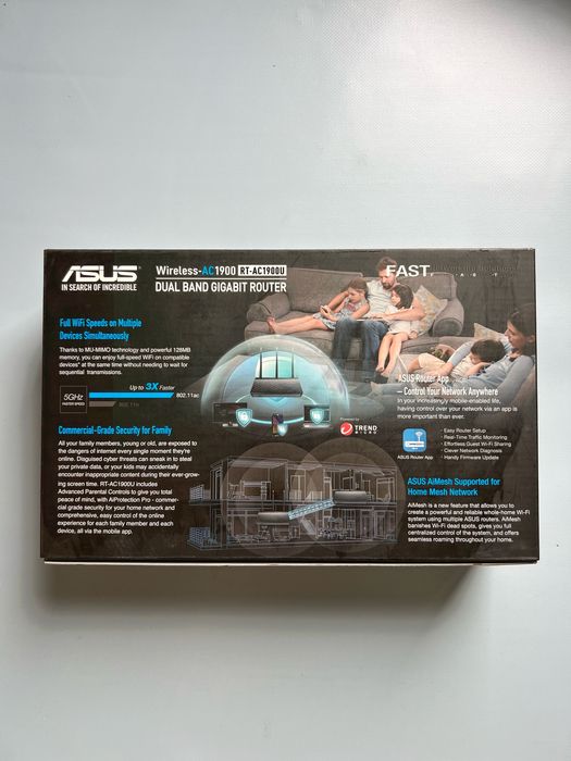 Router Wireless ASUS RT-AC1900U
