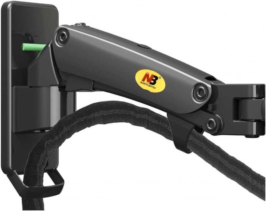 Ергономична гъвкава стойка за стена с едно удължение (17"-27")