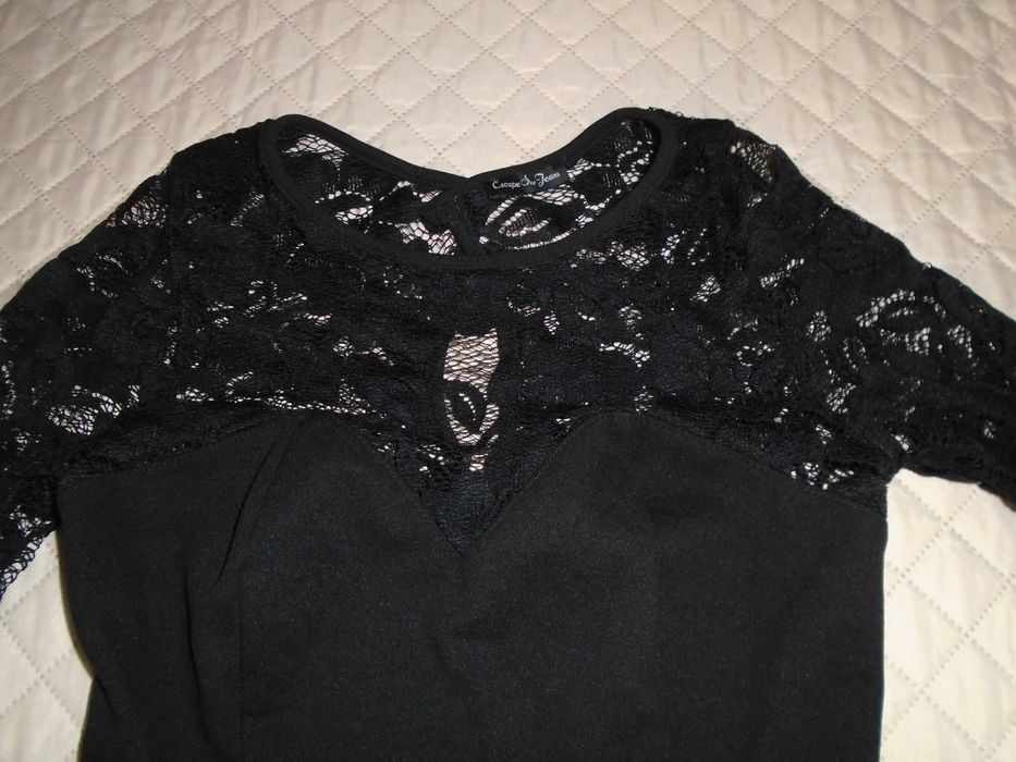 Salopeta neagra femei escape star jeans