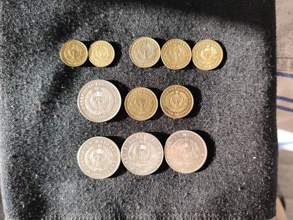 10 тийин 1994 монета копейка мелочь