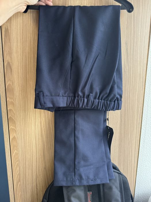 Школьный синий костюм