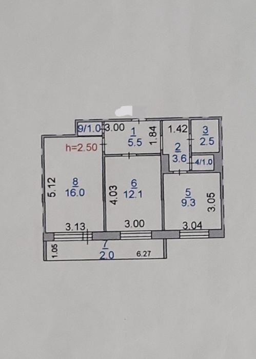 Продам 2х комнатную квартиру