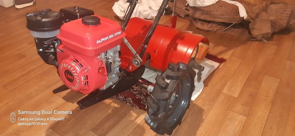 мотоблок с активной фрезой