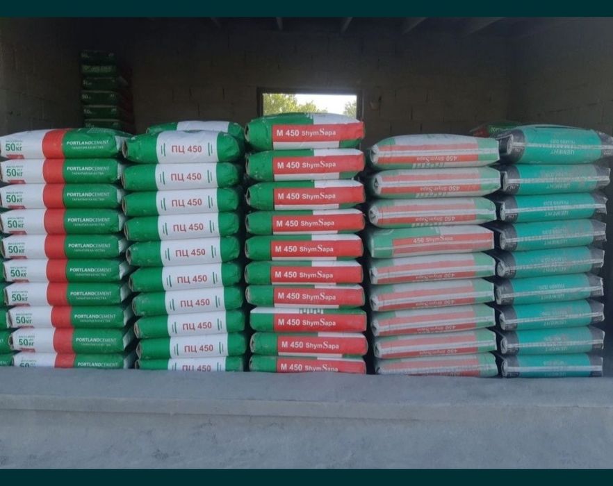 Цемент доставка, песок, шебень, глина в мешках